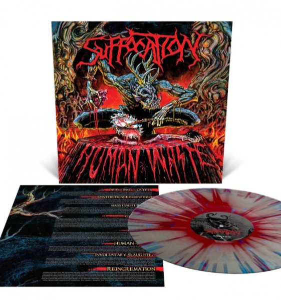 [订购] Suffocation – Human Waste, LP (蓝银红喷溅) [预付款1|219]