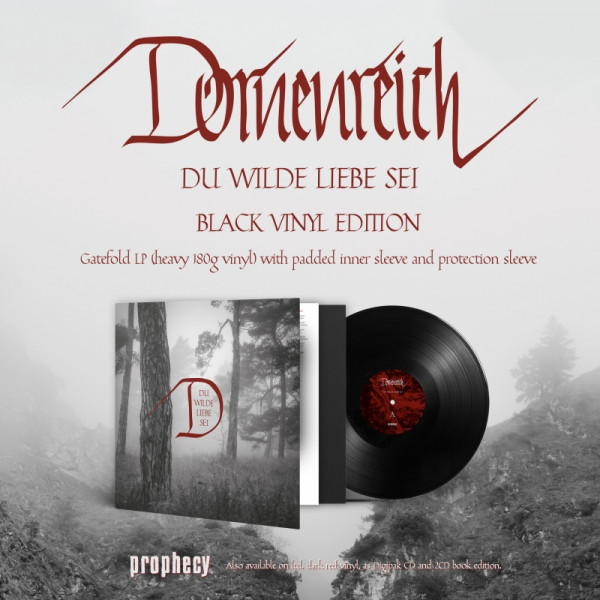 Dornenreich ‎– Du wilde Liebe sei, LP (黑色)