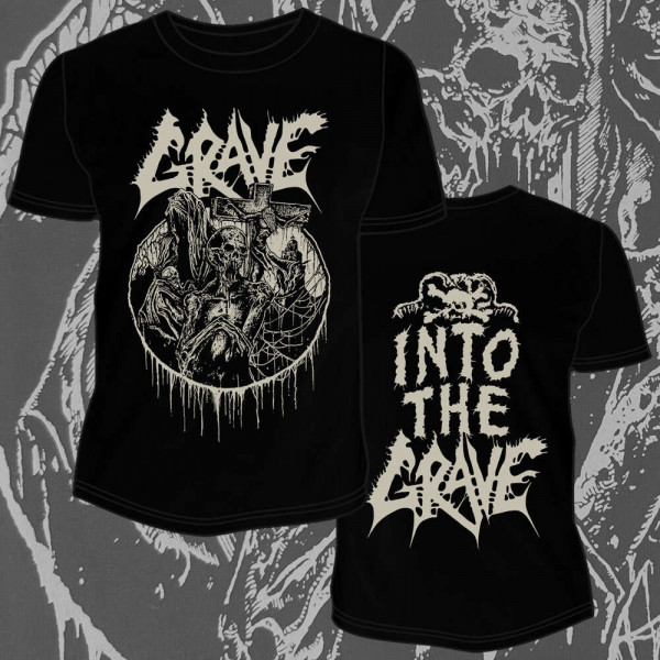 [订购] GRAVE ‎– Into The Grave Demo, T恤 (黑色) [预付款1|179]