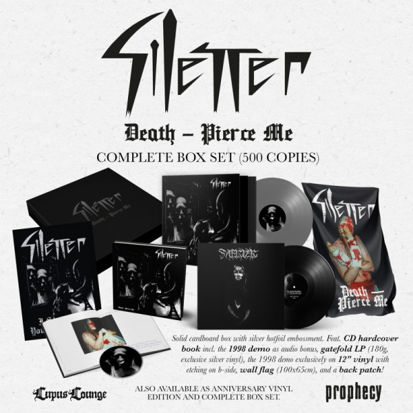 [订购] Silencer ‎– Death - Pierce Me, 收藏套盒 (20周年纪念版) [预付款1|799]
