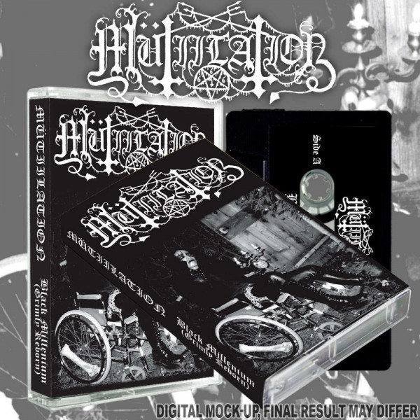 [订购] MUTIILATION ‎– Black Millenium (Grimly Reborn), 磁带 [预付款1|99]