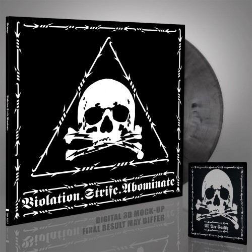 [订购] Revenge – Violation.Strife.Abominate, LP (银黑理石) + 布标 [预付款1|239]