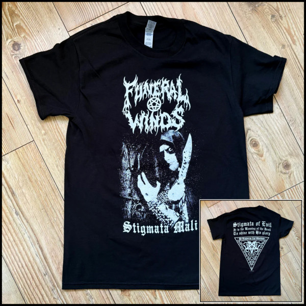 [订购] FUNERAL WINDS ‎– Stigmata Mali, T恤 (黑色) [预付款1|179]