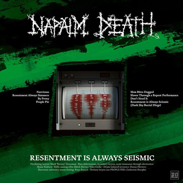 Napalm Death ‎– Resentment is Always Seismic - a final throw of Throes, CD