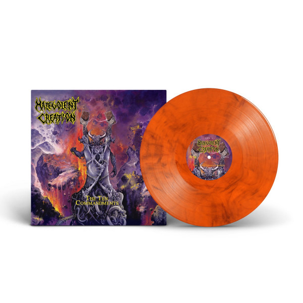 [订购] Malevolent Creation ‎– The Ten Commandments, LP (橙色理石) [预付款1|219]