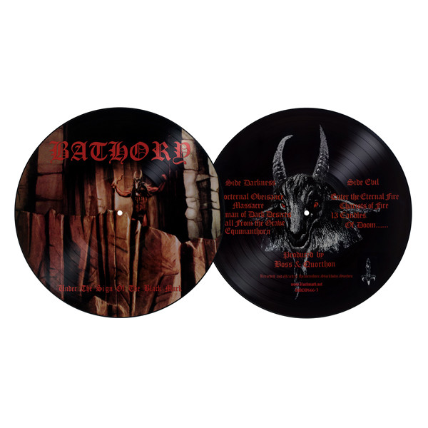 Bathory – Under The Sign Of The Black Mark, LP (画胶)