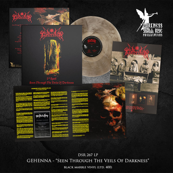 [订购] Gehenna – Seen Through The Veils Of Darkness, LP (黑理石) [预付款1|219]