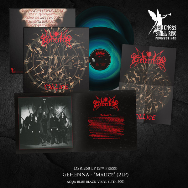 [订购] Gehenna – Malice, LP (蓝黑混合) [预付款1|279]