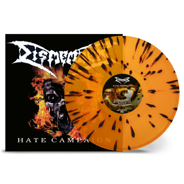 Dismember ‎– Hate Campaign, LP (橙黑喷溅)