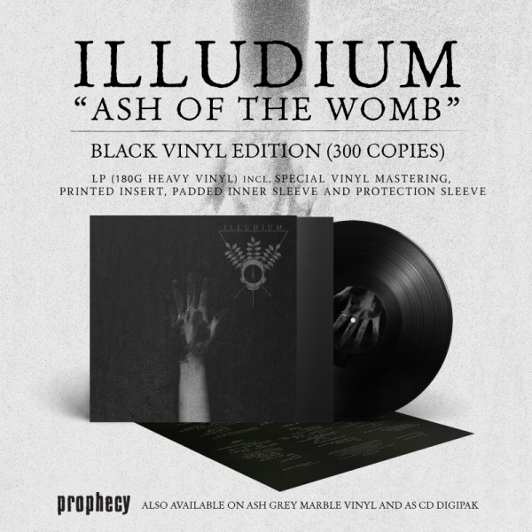 [订购] Illudium – Ash of the Womb, LP (黑色) [预付款1|199]