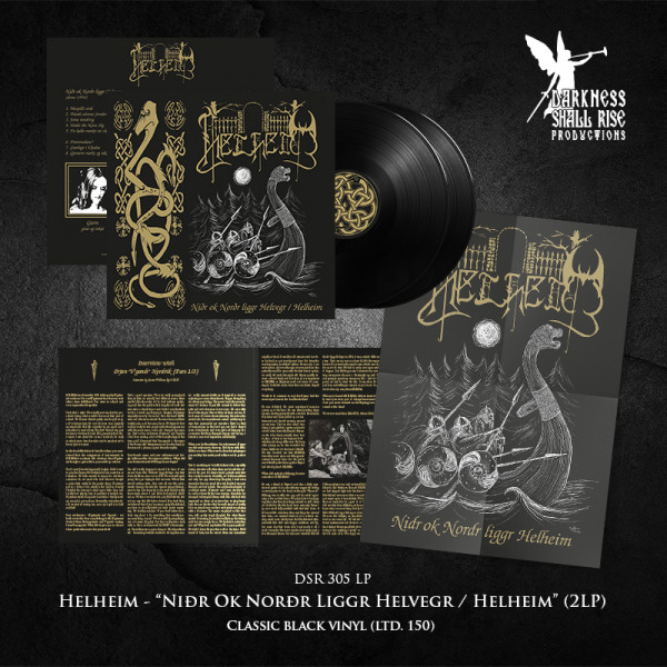[订购] Helheim – Niðr ok Norðr liggr Helvegr / Helheim, 2xLP (黑色) [预付款1|269]
