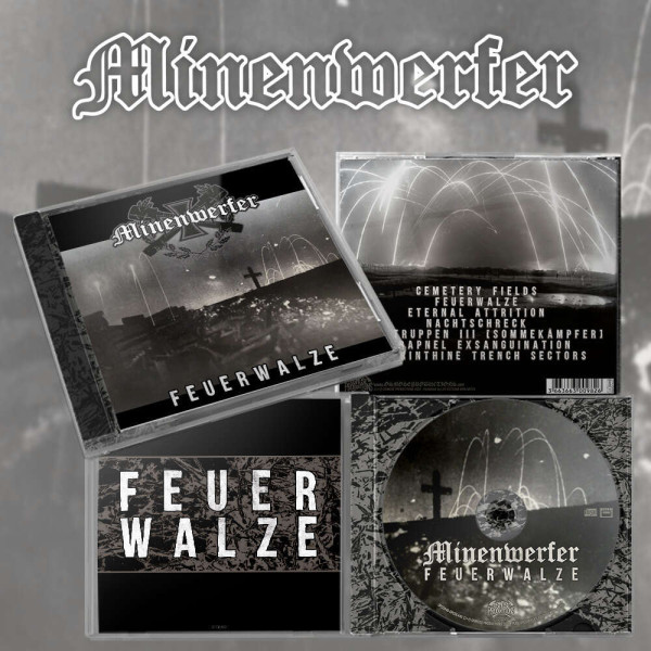 Minenwerfer ‎– Feuerwalze, CD