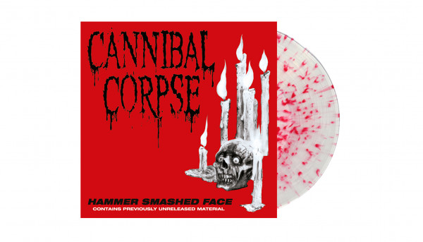 [订购] CANNIBAL CORPSE ‎– HAMMER SMASHED FACE, LP (透明红喷溅) [预付款1|229]