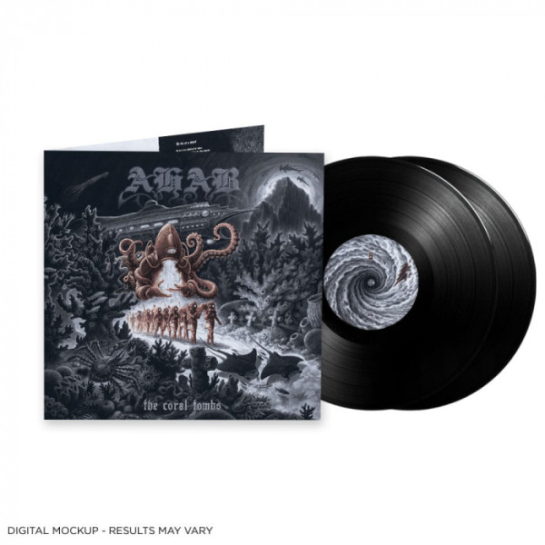 Ahab ‎– The Coral Tombs, 2xLP (黑色)