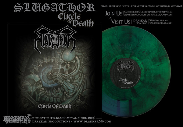 Slugathor ‎– Circle of Death, LP (绿黑星云)