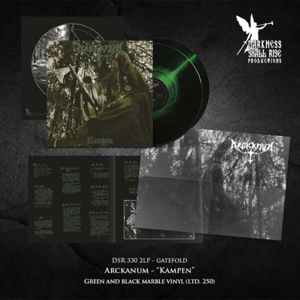 [订购] Arckanum – Kampen, 2xLP (绿黑理石) [预付款1|279]