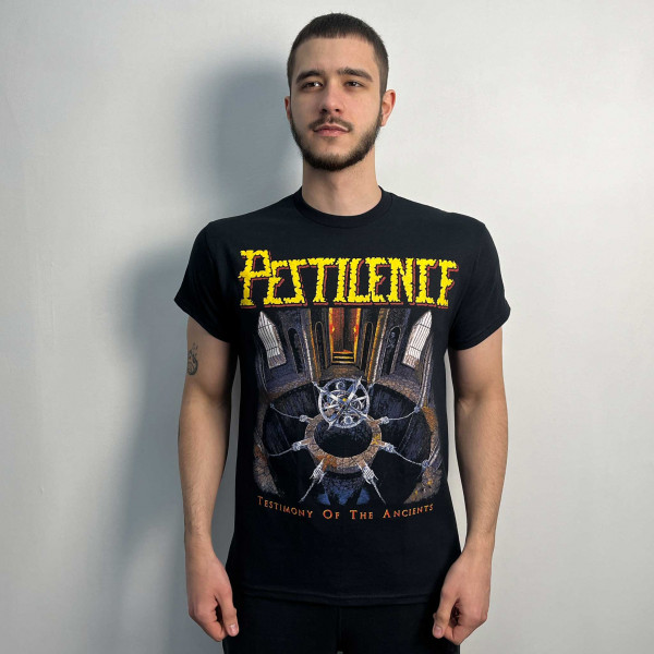 [订购] Pestilence – Testimony Of The Ancients (Gildan), T恤 (黑色) [预付款1|179]