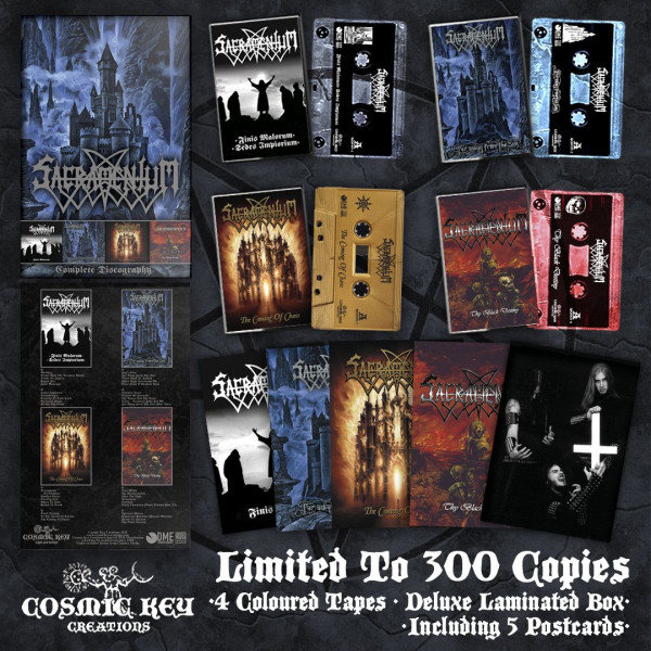 Sacramentum ‎– Complete Discography, 4x磁带套盒