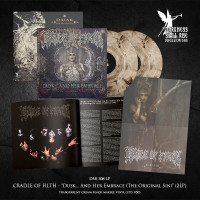 Cradle Of Filth – Dusk And Her Embrace, 2xLP (透明黑理石) Cradle Of Filth – Dusk And Her Embrace, 2xLP (透明黑理石)