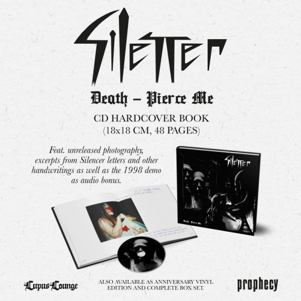 [订购] Silencer ‎– Death - Pierce Me, CD 画册 (20周年纪念版) [预付款1|239]