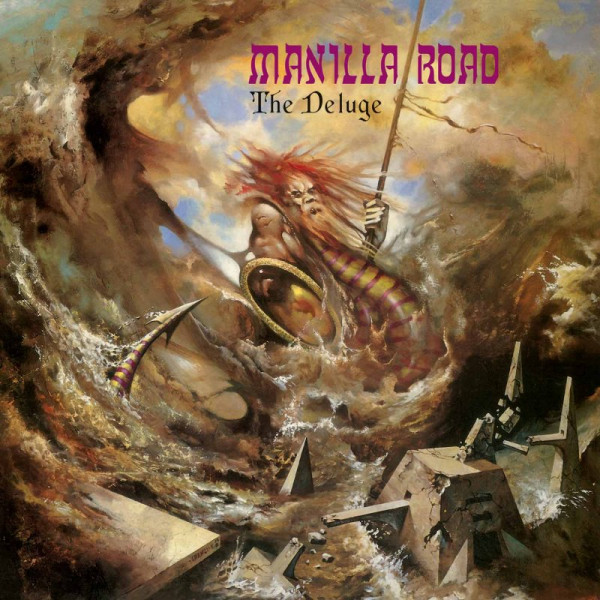 Manilla Road ‎– The Deluge, LP (橙蓝喷溅)