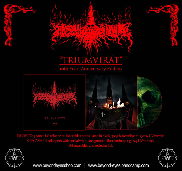 Cult Of Fire ‎– Triumvirát, CD (10周年纪念版)