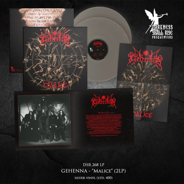 [订购] Gehenna – Malice, 2xLP (银色) [预付款1|279]