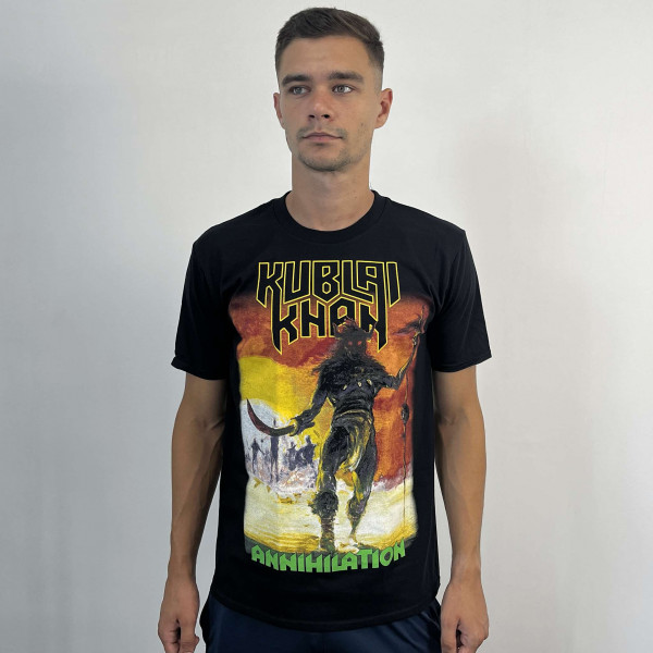 [订购] Kublai Khan – Annihilation (Gildan), T恤 (黑色) [预付款1|179]