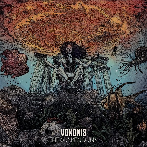 Vokonis ‎– The Sunken Djinn, LP (黑色)