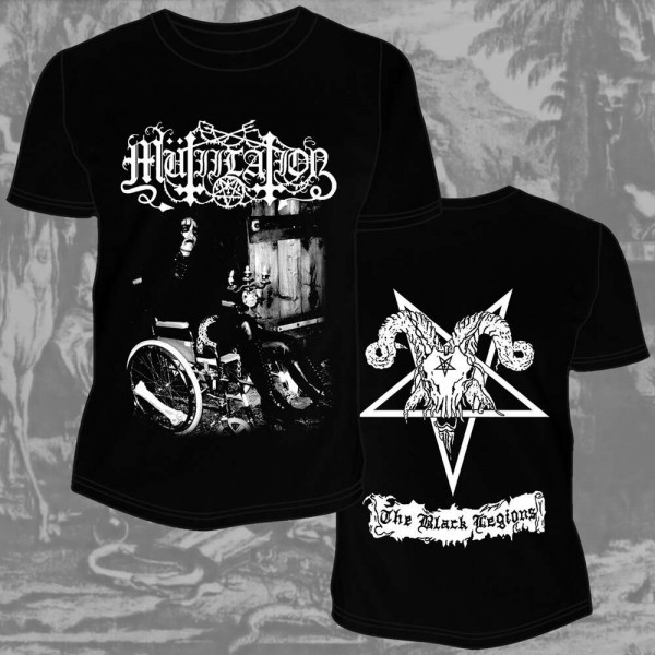 [订购] MUTIILATION ‎– The Black Legions, T恤 (黑色) [预付款1|179]