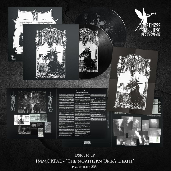 Immortal ‎– The Northern Upir’s Death, LP (画胶)