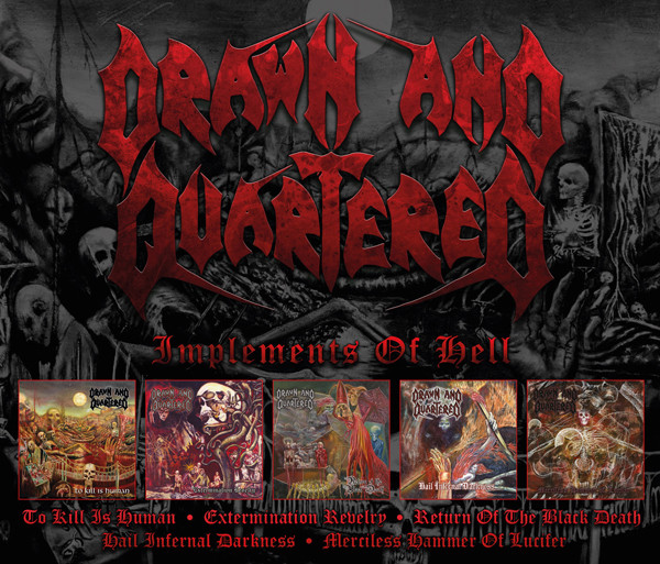 [订购] Drawn And Quartered – Implements Of Hell, 5CD 套盒 [预付款1|249]