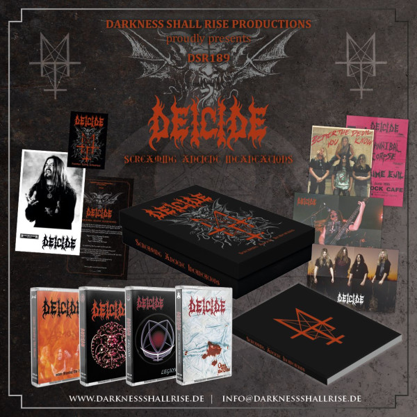 Deicide ‎– Screaming Ancient Incantations, 4x磁带 套盒