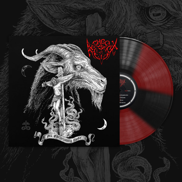 Archgoat ‎– All Christianity Ends, LP (红黑轮盘效果)