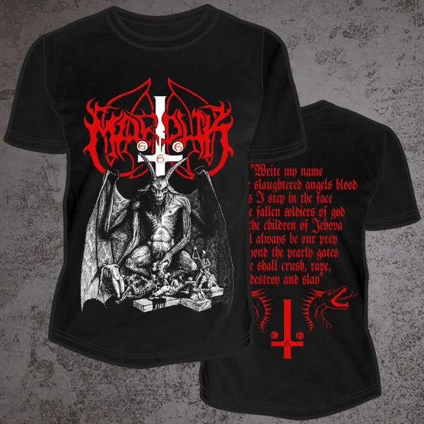 [订购] MARDUK ‎– Demon With Wings, T恤 (黑色) [预付款1|179]