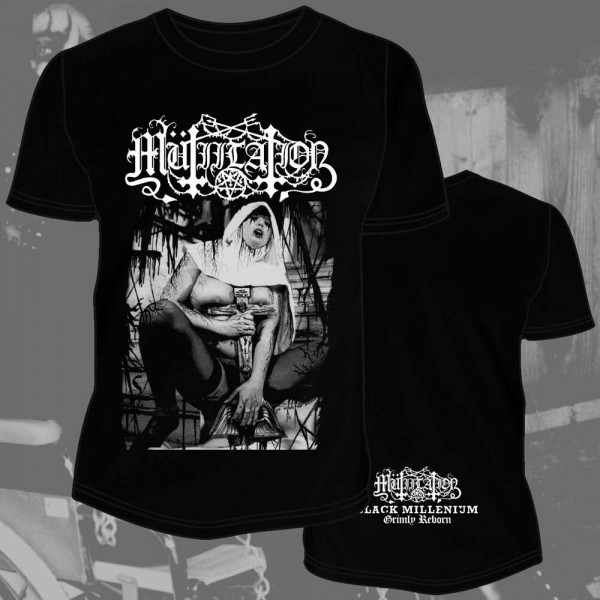 [订购] MUTIILATION ‎– Black Millenium - Grimly Reborn, T恤 (黑色) [预付款1|179]