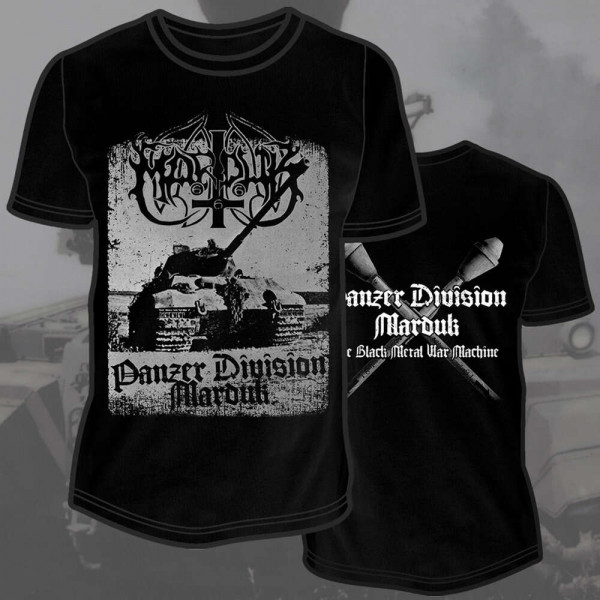 [订购] MARDUK ‎– Panzer Division Marduk 2020, T恤 (黑色) [预付款1|179]