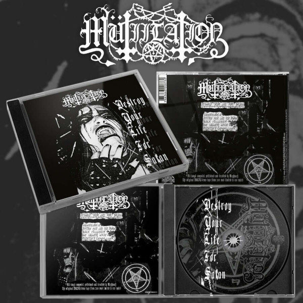 [订购] Mutiilation ‎– Destroy Your Life For Satan, CD [预付款1|89]