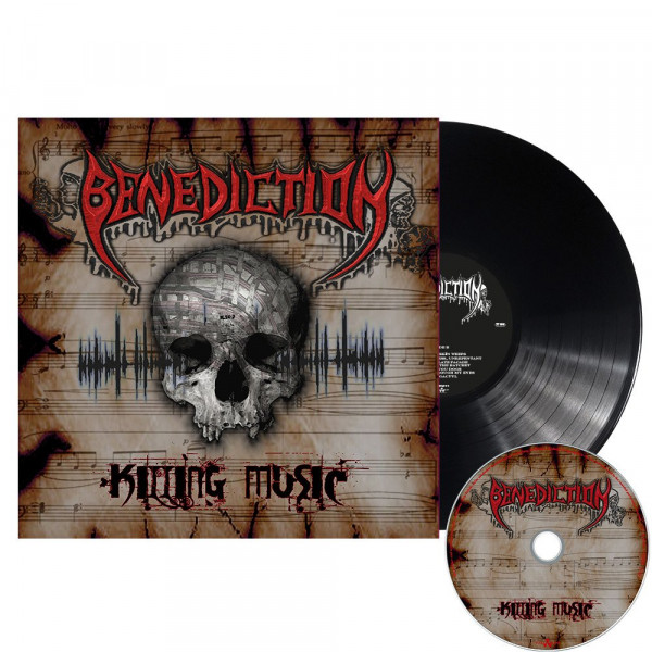 BENEDICTION – Killing music, LP (黑色) + CD