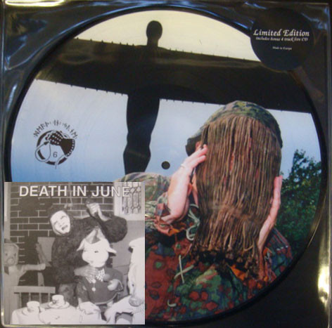 Death In June ‎– Black Angel - Live!, 画胶 + CD
