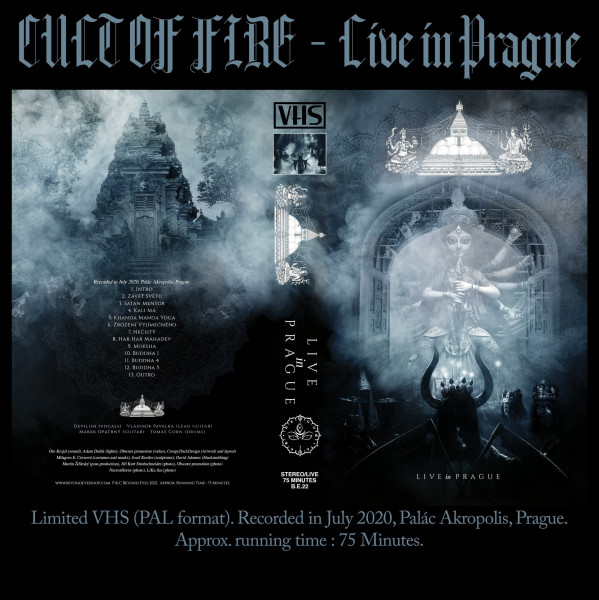 [订购] Cult Of Fire ‎– Live in Prague, 录像带 [预付款1|199]