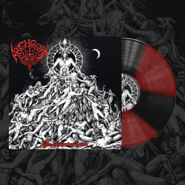 [订购] Archgoat ‎– The Luciferian Crown, LP (红黑轮盘效果) [预付款1|219]
