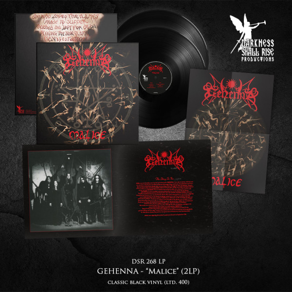 [订购] Gehenna – Malice, 2xLP (黑色) [预付款1|269]