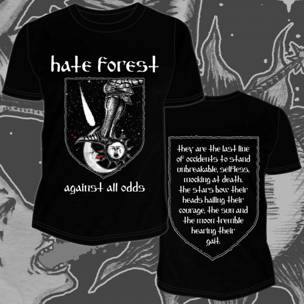 [订购] HATE FOREST ‎– Against All Odds, T恤 (黑色) [预付款1|179]