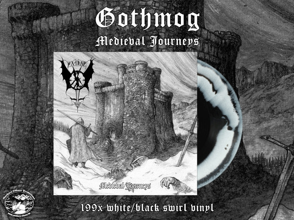 [订购] Gothmog ‎– Medieval Journeys, LP (黑白漩涡) [预付款1|219]