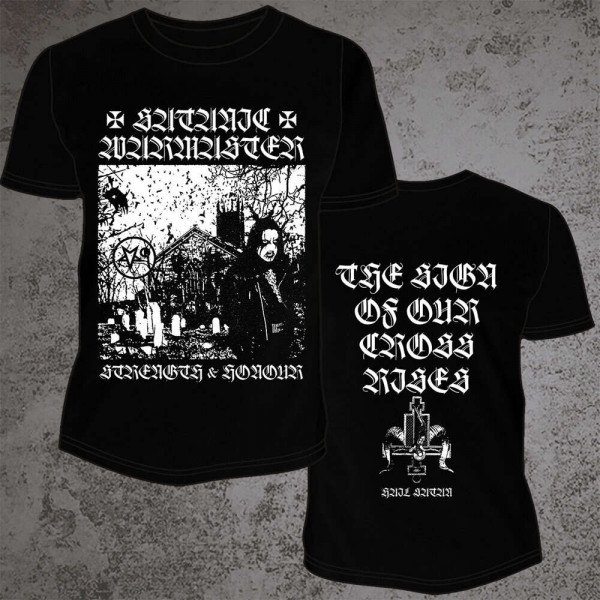 [订购] SATANIC WARMASTER ‎– Strength & Honour, T恤 (黑色) [预付款1|179]