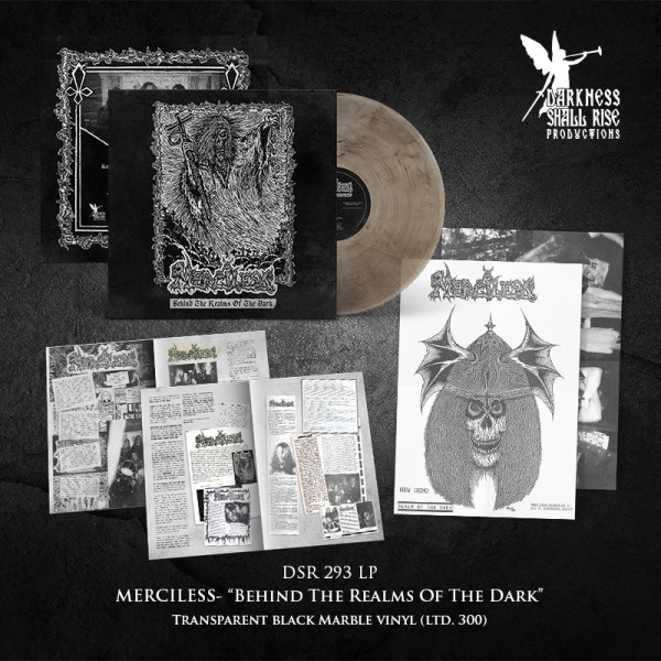 [订购] Merciless – Behind The Realms Of The Dark, LP (黑理石) [预付款1|209]