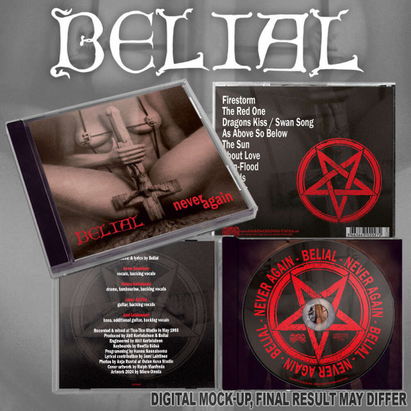 BELIAL – Never Again, CD