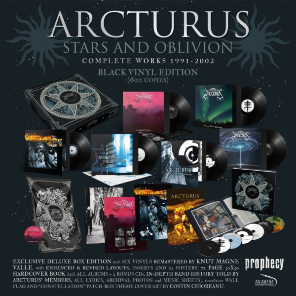 Arcturus ‎– Stars And Oblivion, 6黑胶+ 7CD画册 套盒