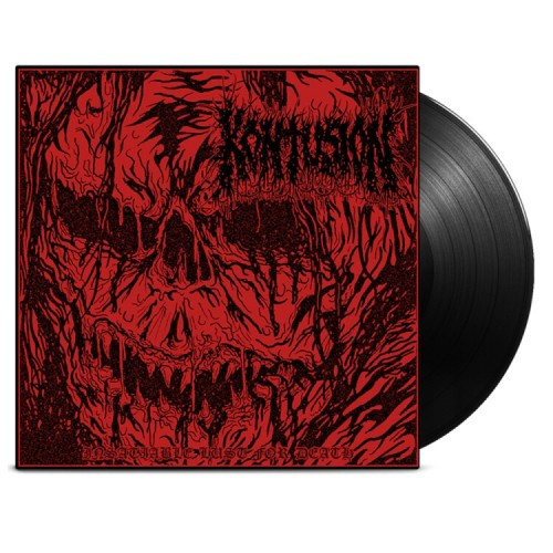 [订购] Kontusion – Insatiable Lust For Death, LP (黑色) [预付款1|199]